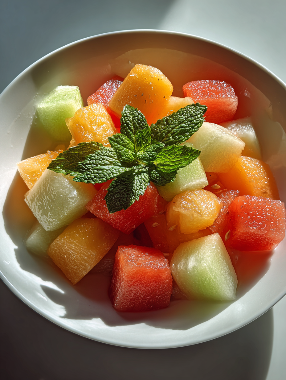 melon przepisy: Prosta i pyszna sałatka z melonem