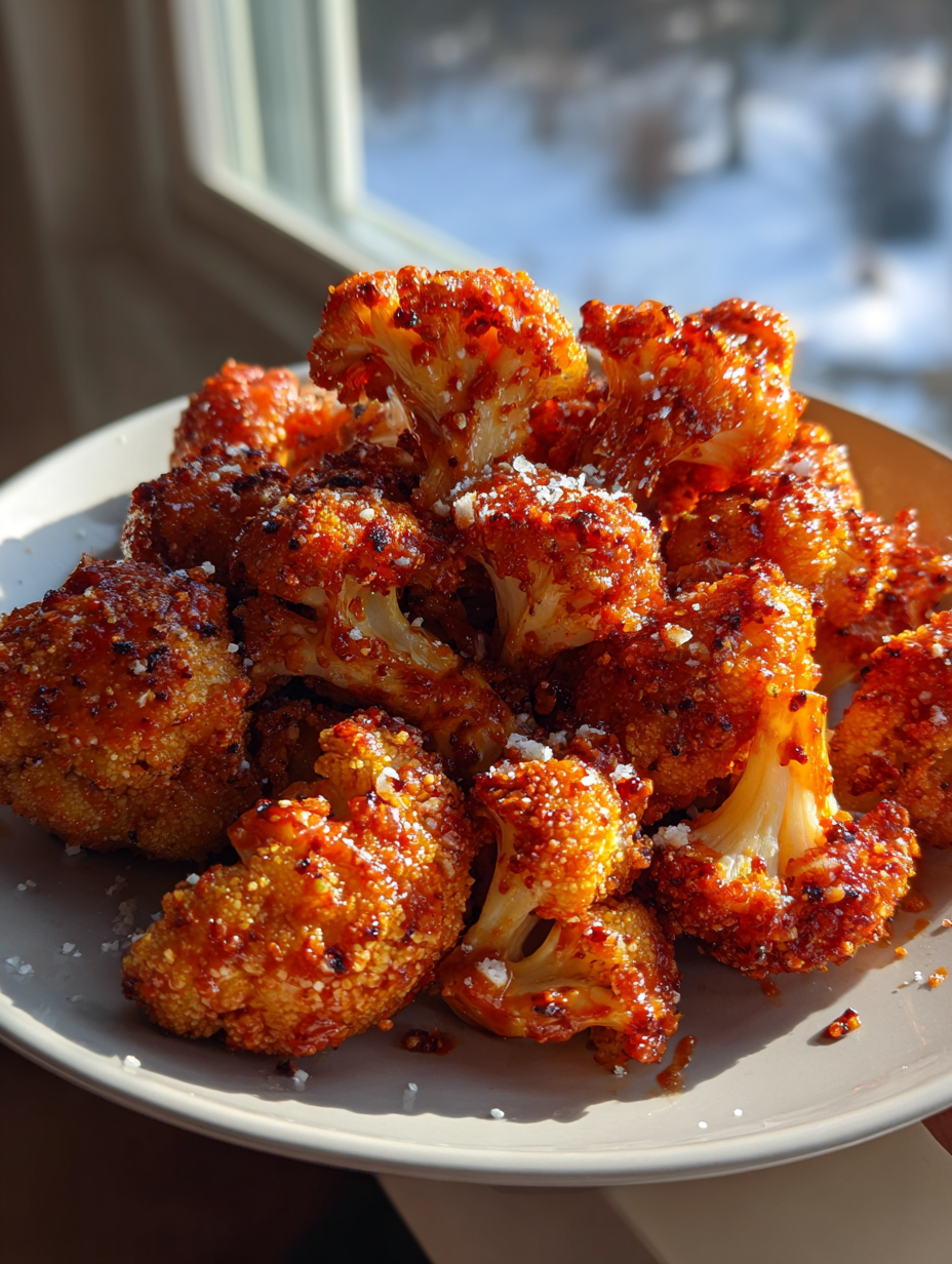 Chrupiący Kalafior Buffalo z Air Fryer