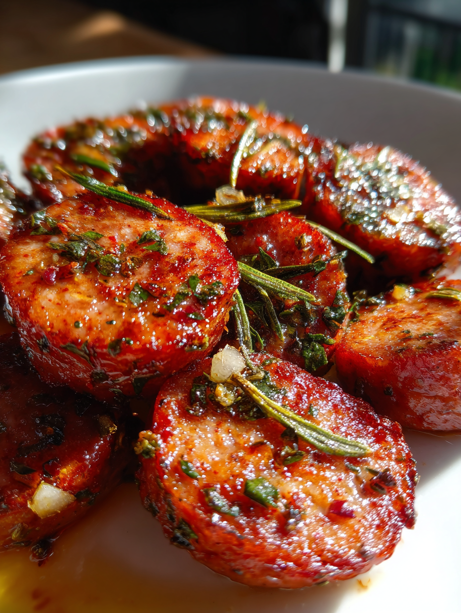 how long to cook kielbasa in the air fryer