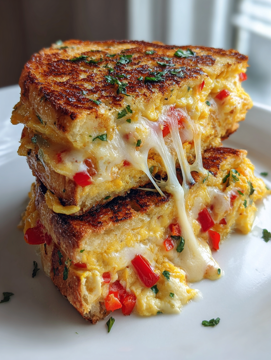 Omlet mleczna kanapka z Air Fryer: Pyszna i łatwa propozycja na śniadanie
