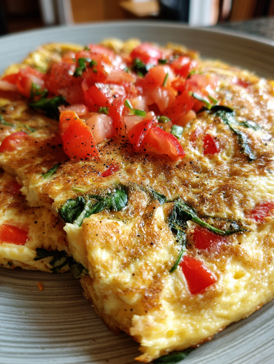 Omlet z warzywami z Air Fryer – szybkie śniadanie z frytkownicy beztłuszczowej